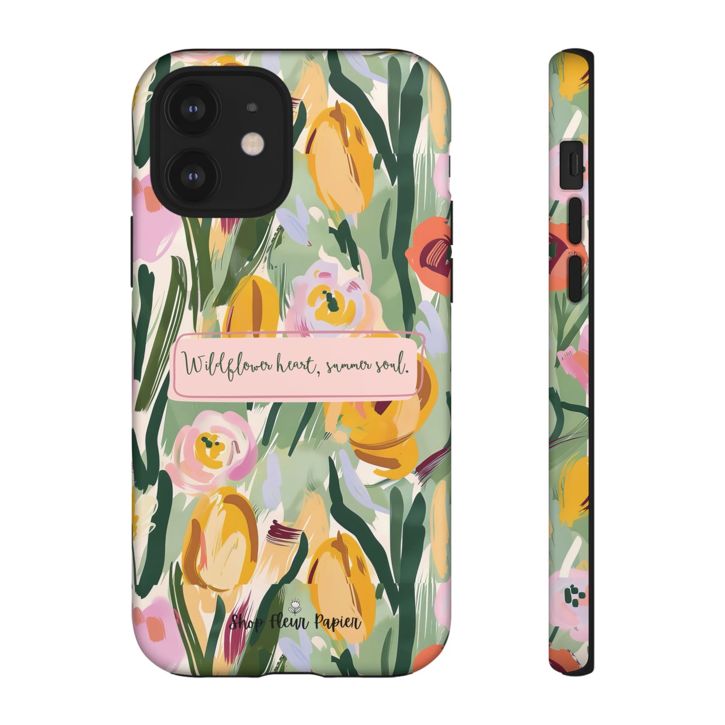 Personalized Wildflower Summer Tough Phone Case