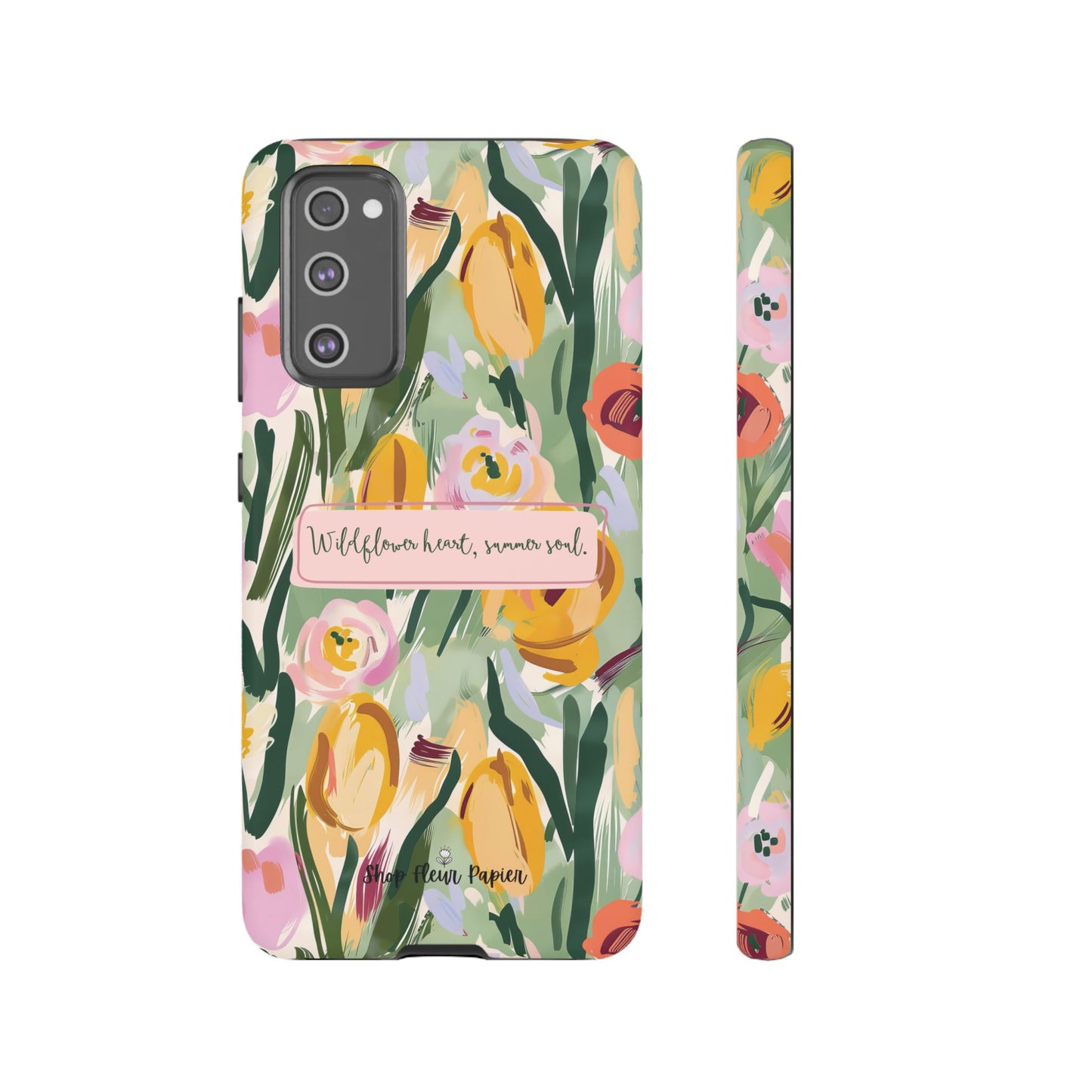 Personalized Wildflower Summer Tough Phone Case