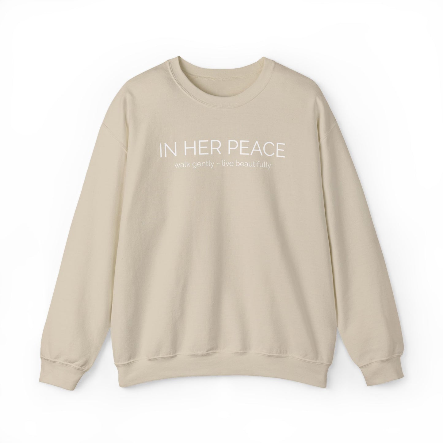 In Her Peace Cozy Blend Crewneck Sweatshirt