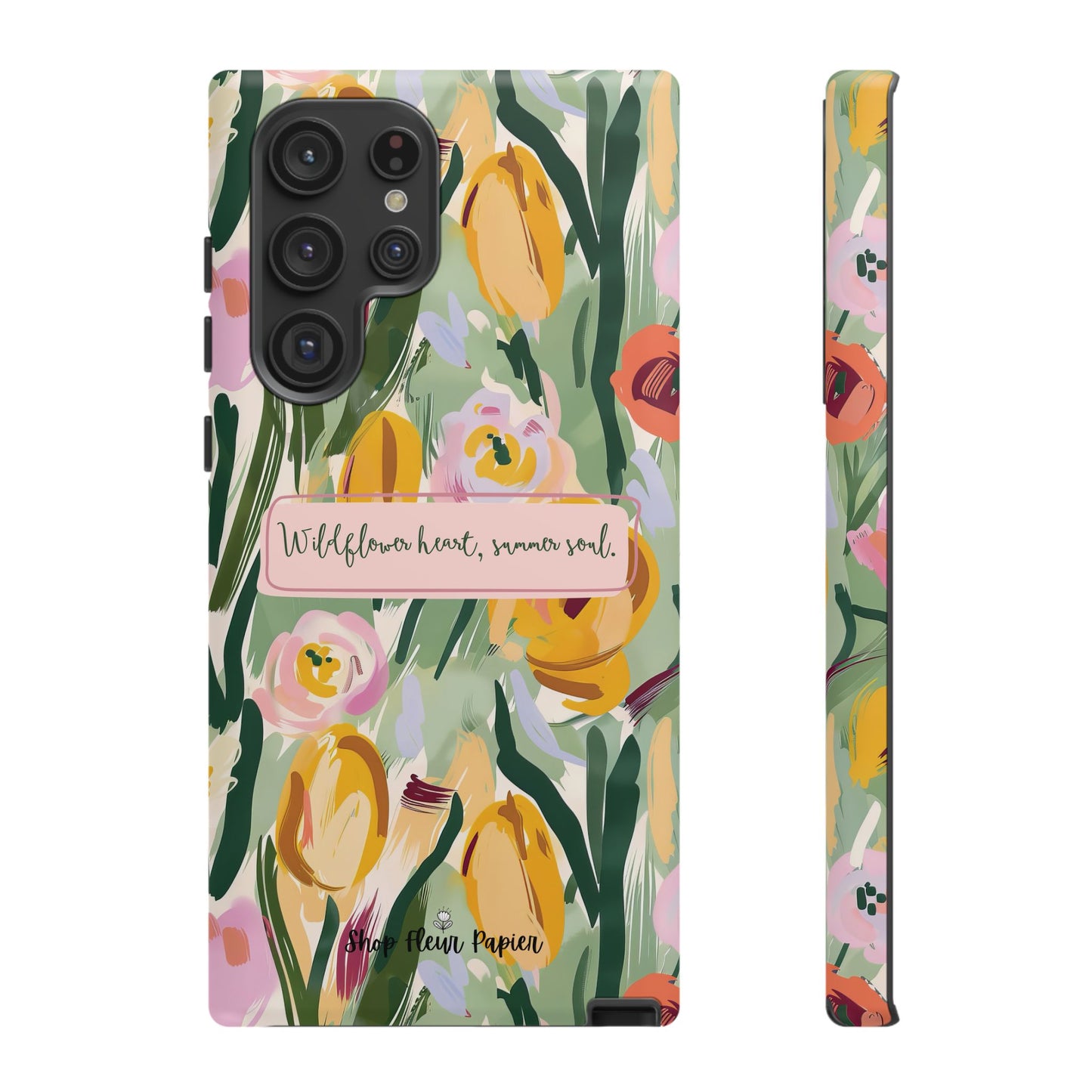 Personalized Wildflower Summer Tough Phone Case