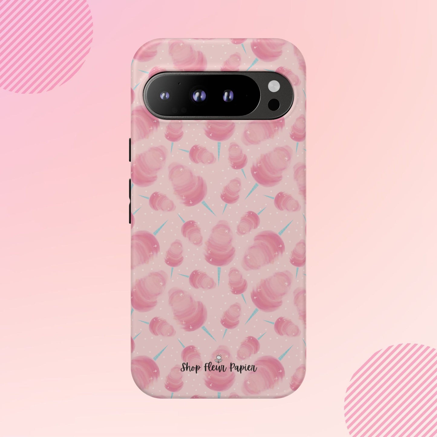 Pink Cotton Candy Tough Phone Case