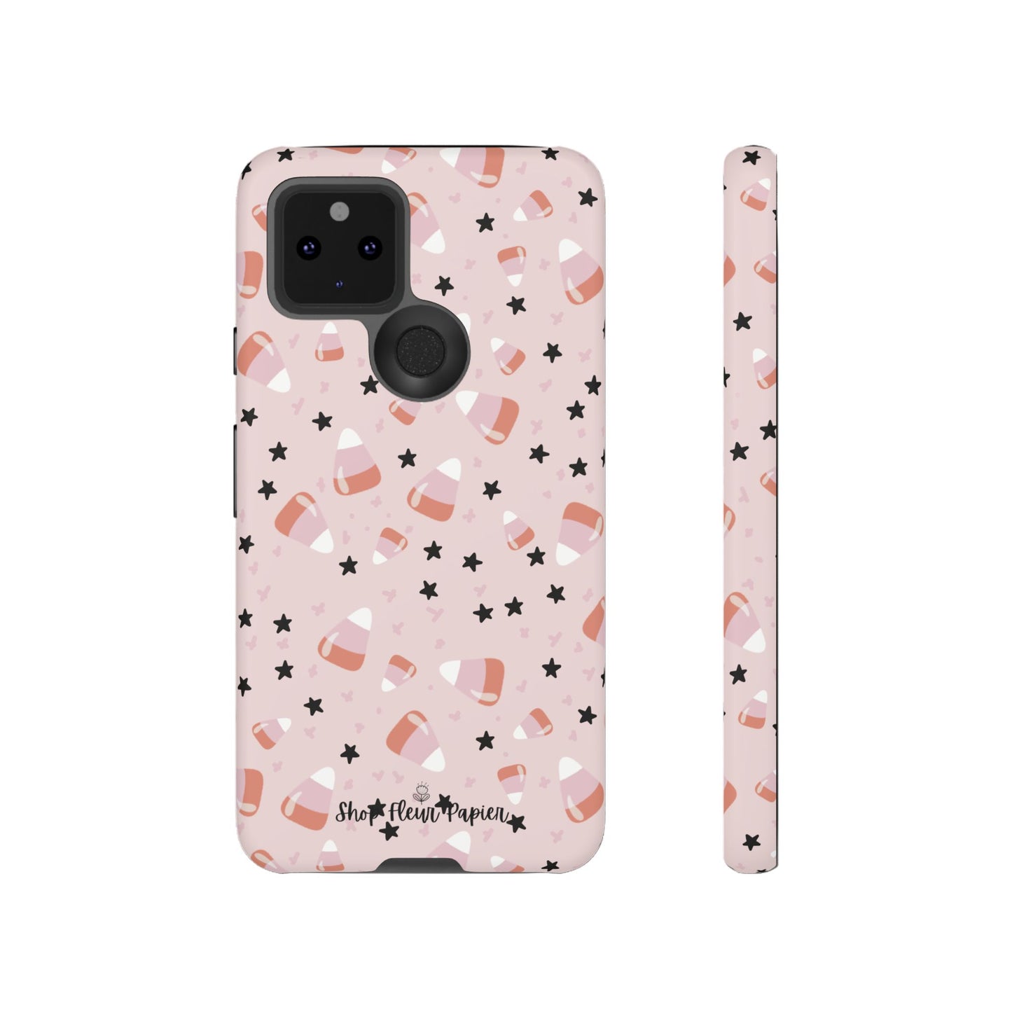 Cute Pink Candy Corn Tough Phone Case