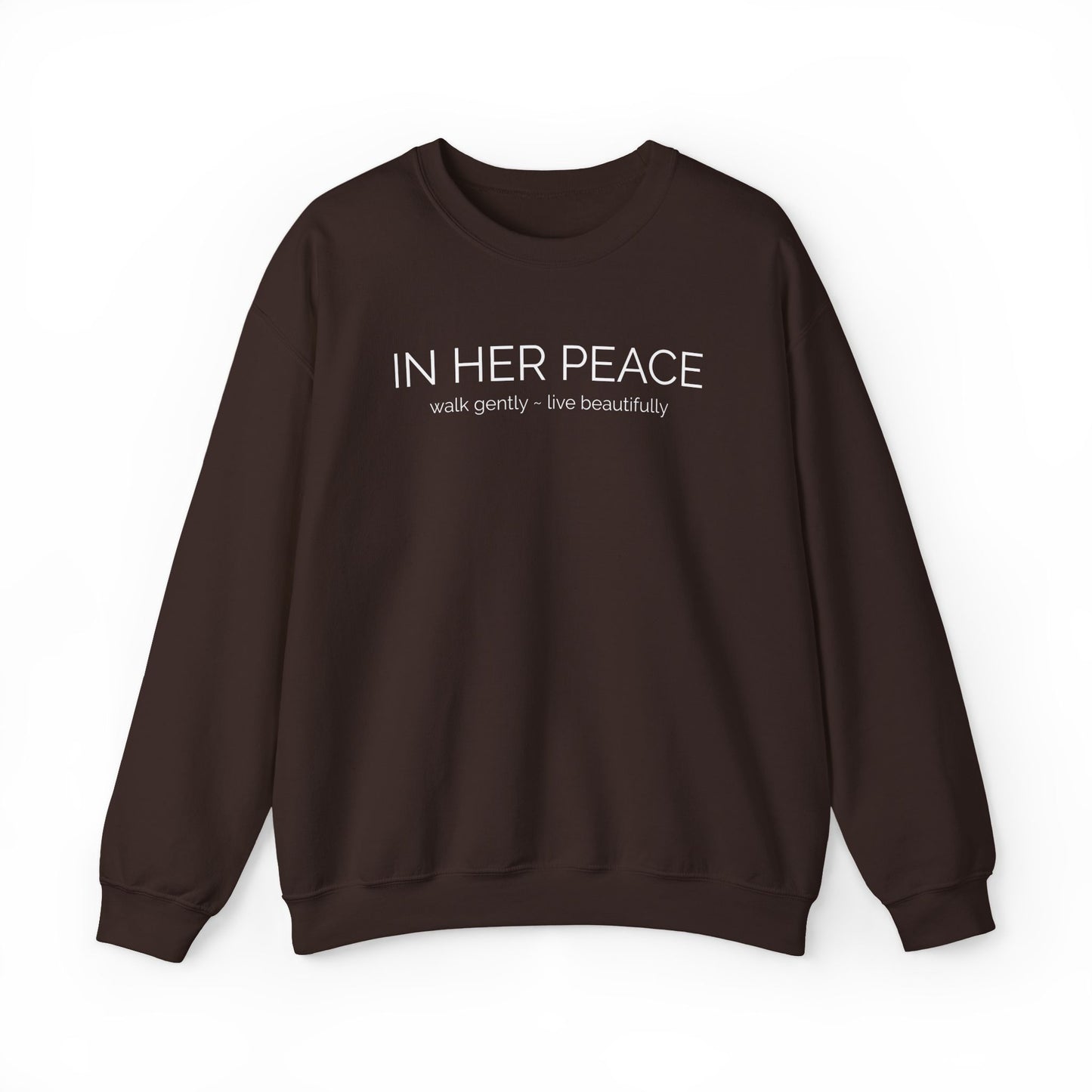 In Her Peace Cozy Blend Crewneck Sweatshirt