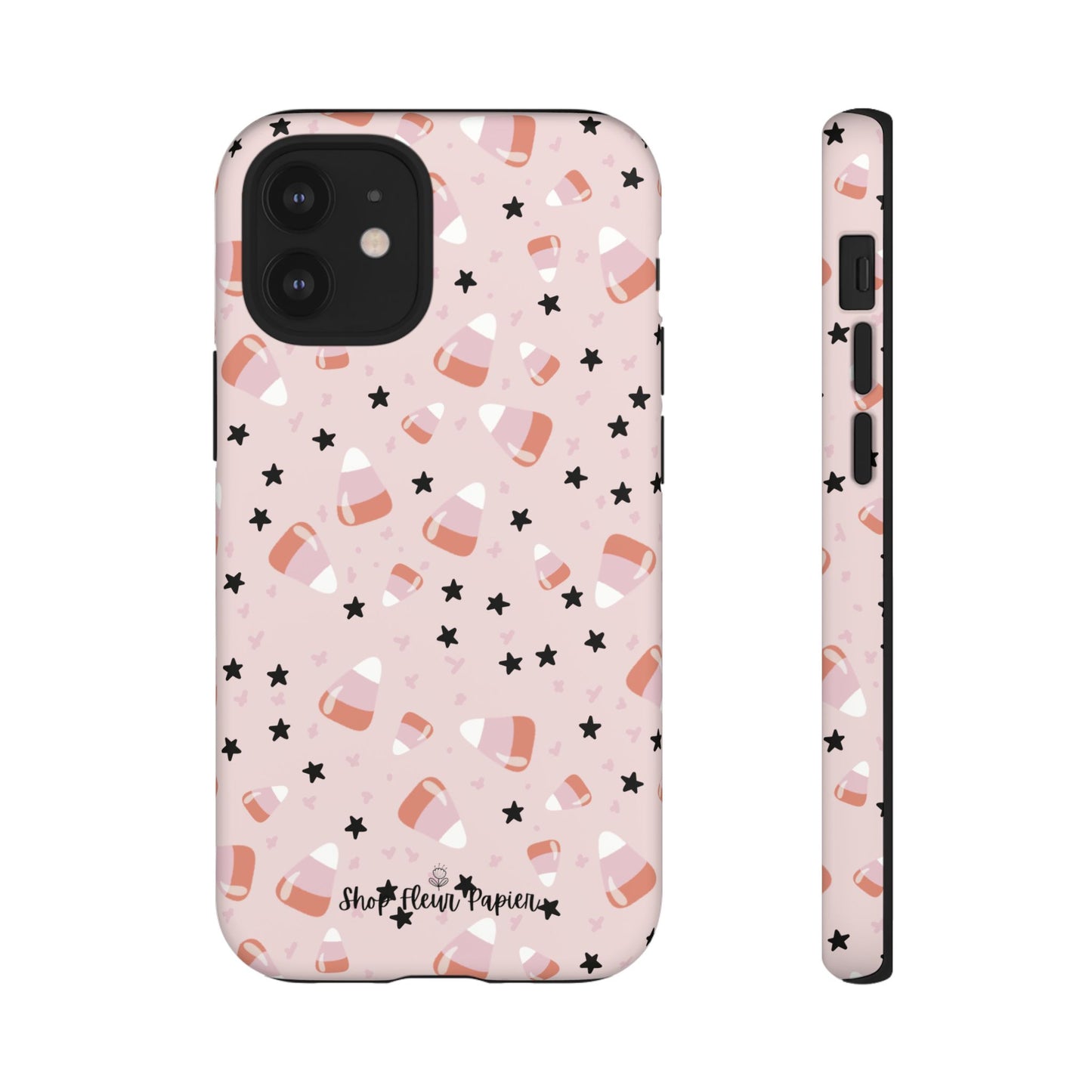 Cute Pink Candy Corn Tough Phone Case