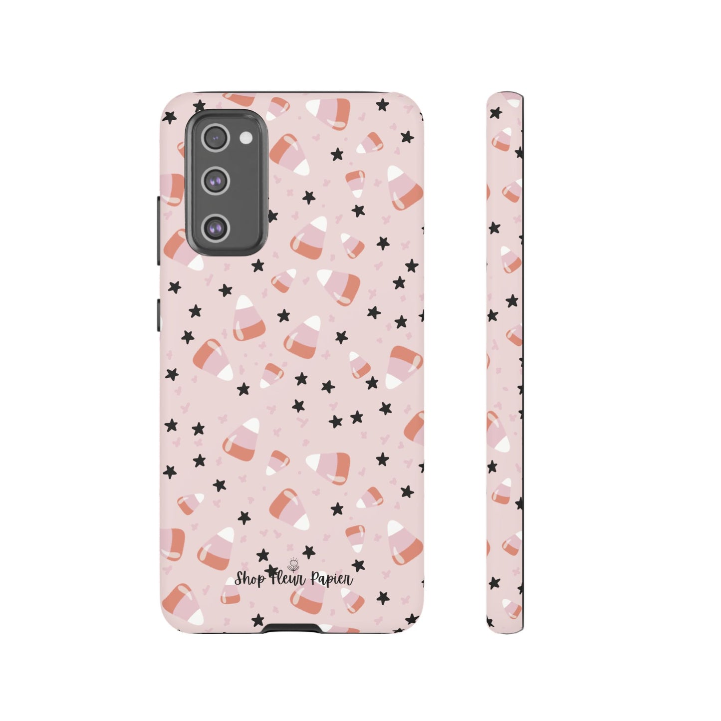 Cute Pink Candy Corn Tough Phone Case
