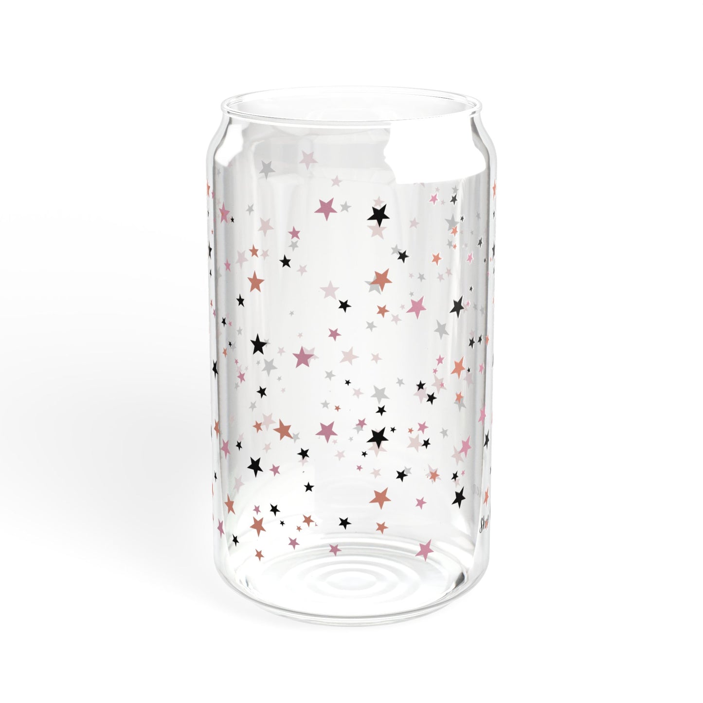 Starry Night Pink Halloween Soda Can Tumbler