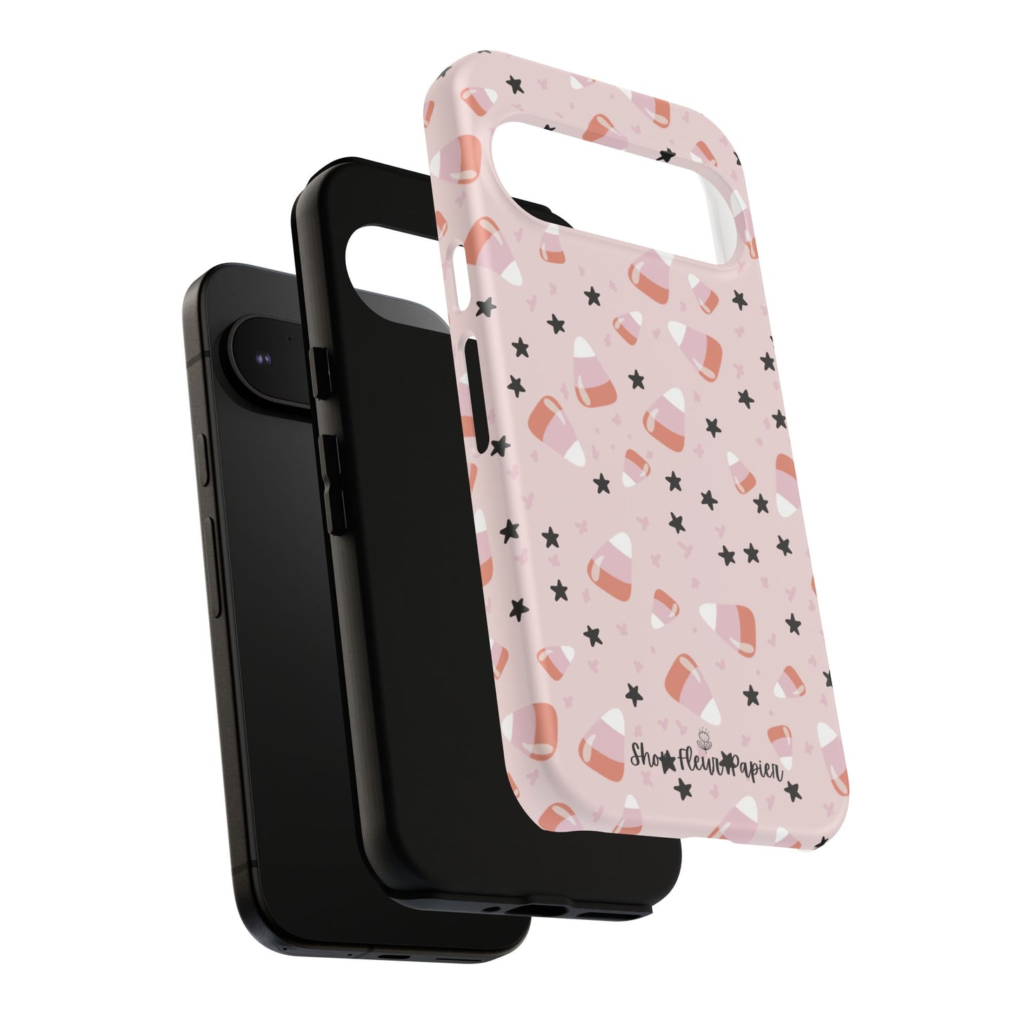Cute Pink Candy Corn Tough Phone Case