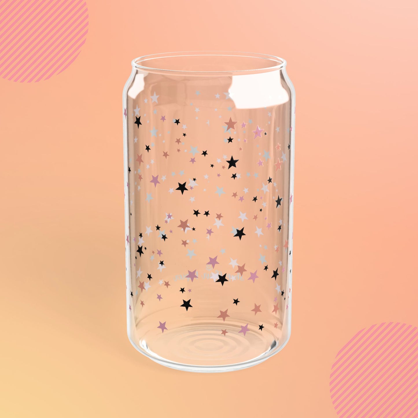 Starry Night Pink Halloween Soda Can Tumbler