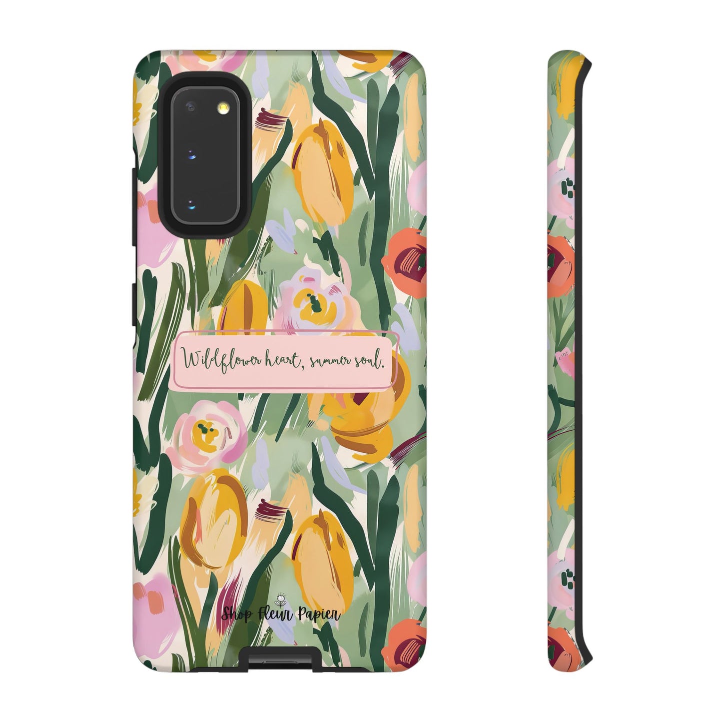 Personalized Wildflower Summer Tough Phone Case