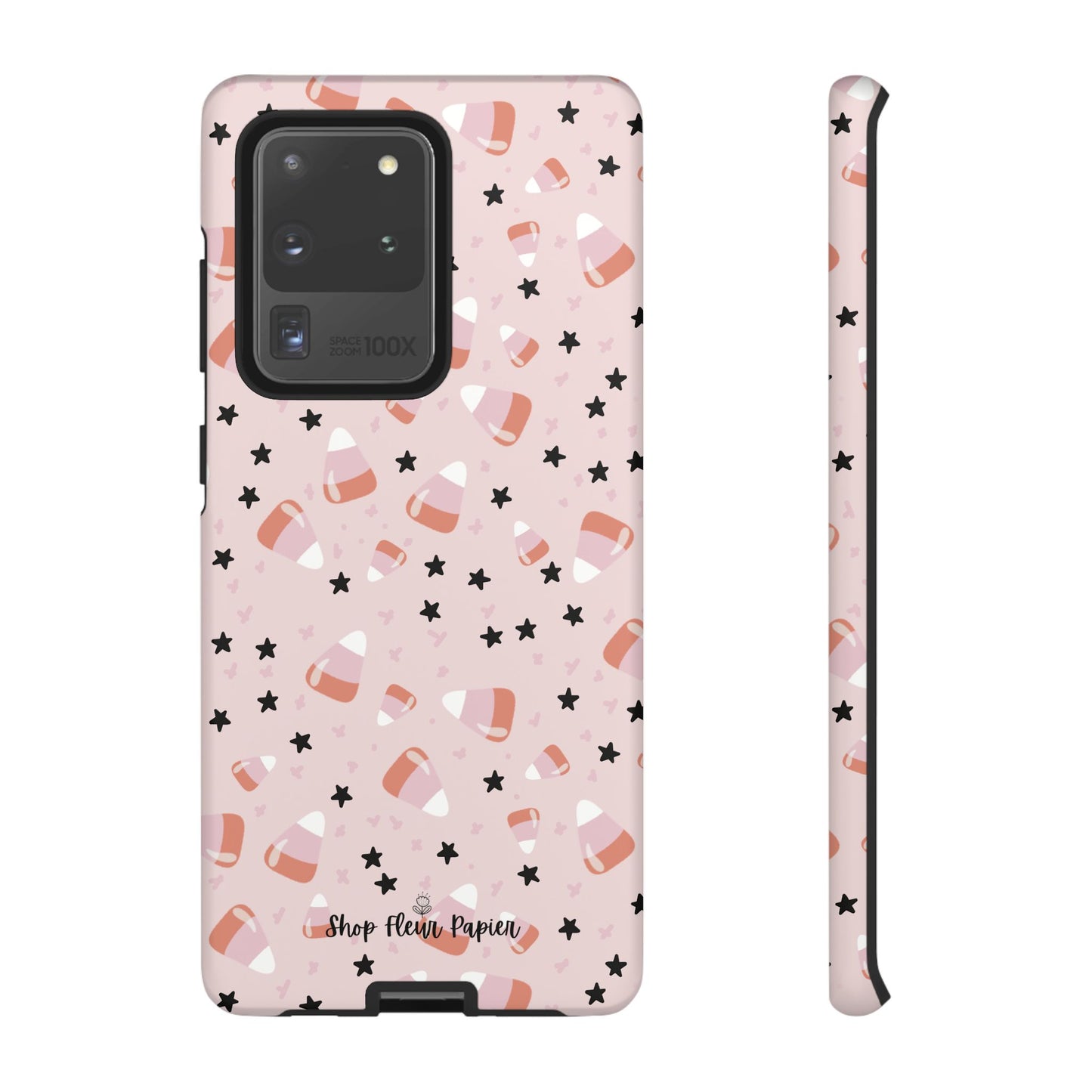Cute Pink Candy Corn Tough Phone Case