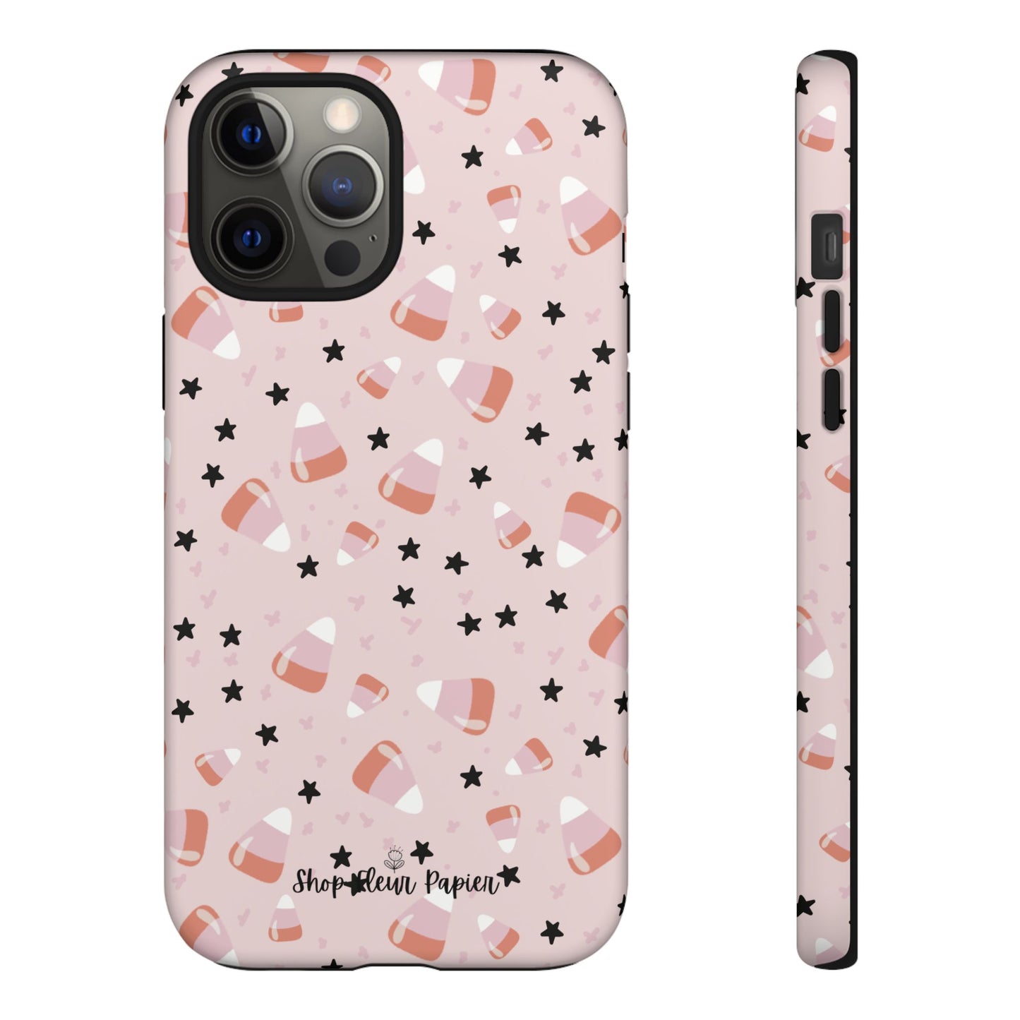 Cute Pink Candy Corn Tough Phone Case