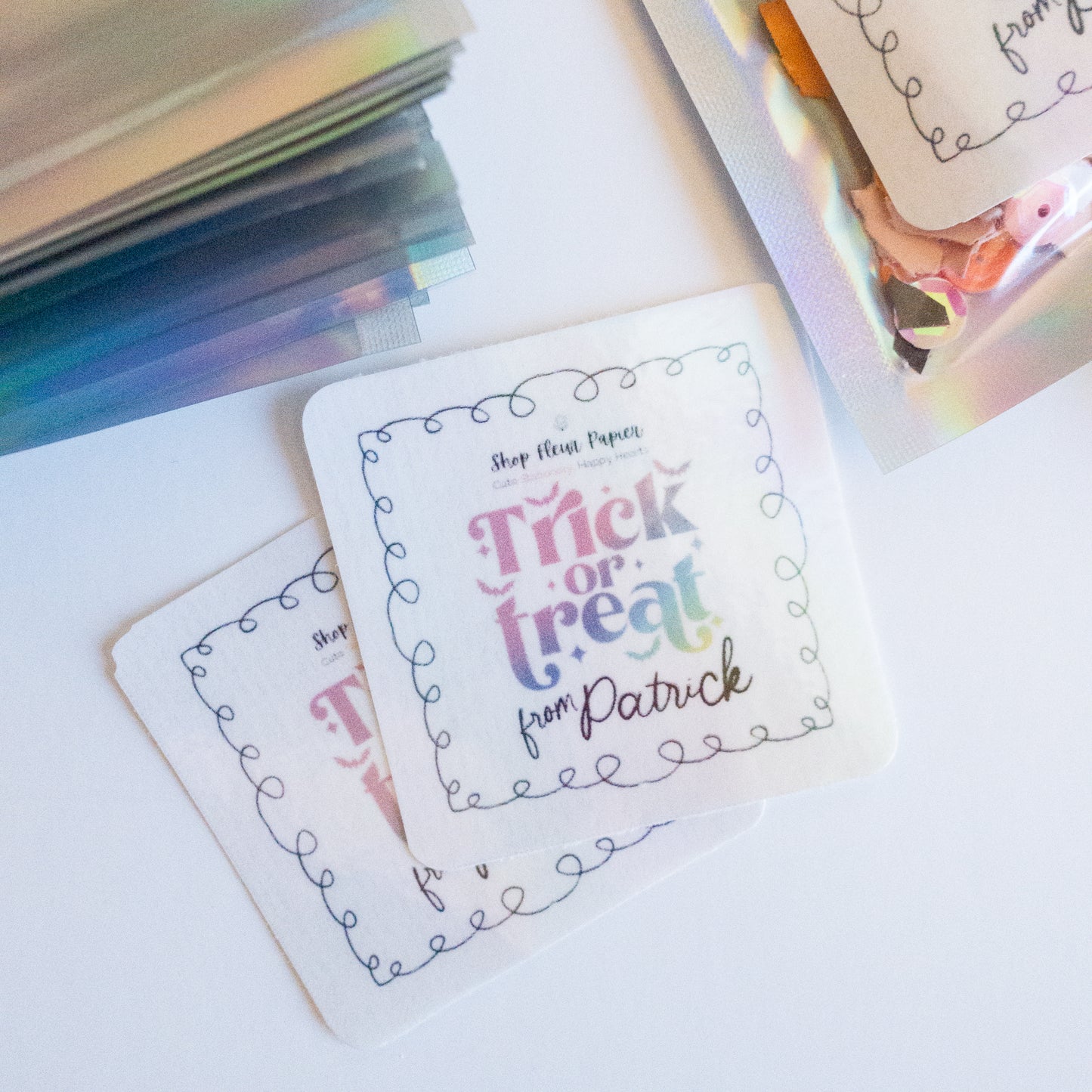 DIY Halloween Confetti Favor Kit – Candy-Free Trick or Treat Gifts | Eye Scream Confetti Mix | Shop Fleur Papier