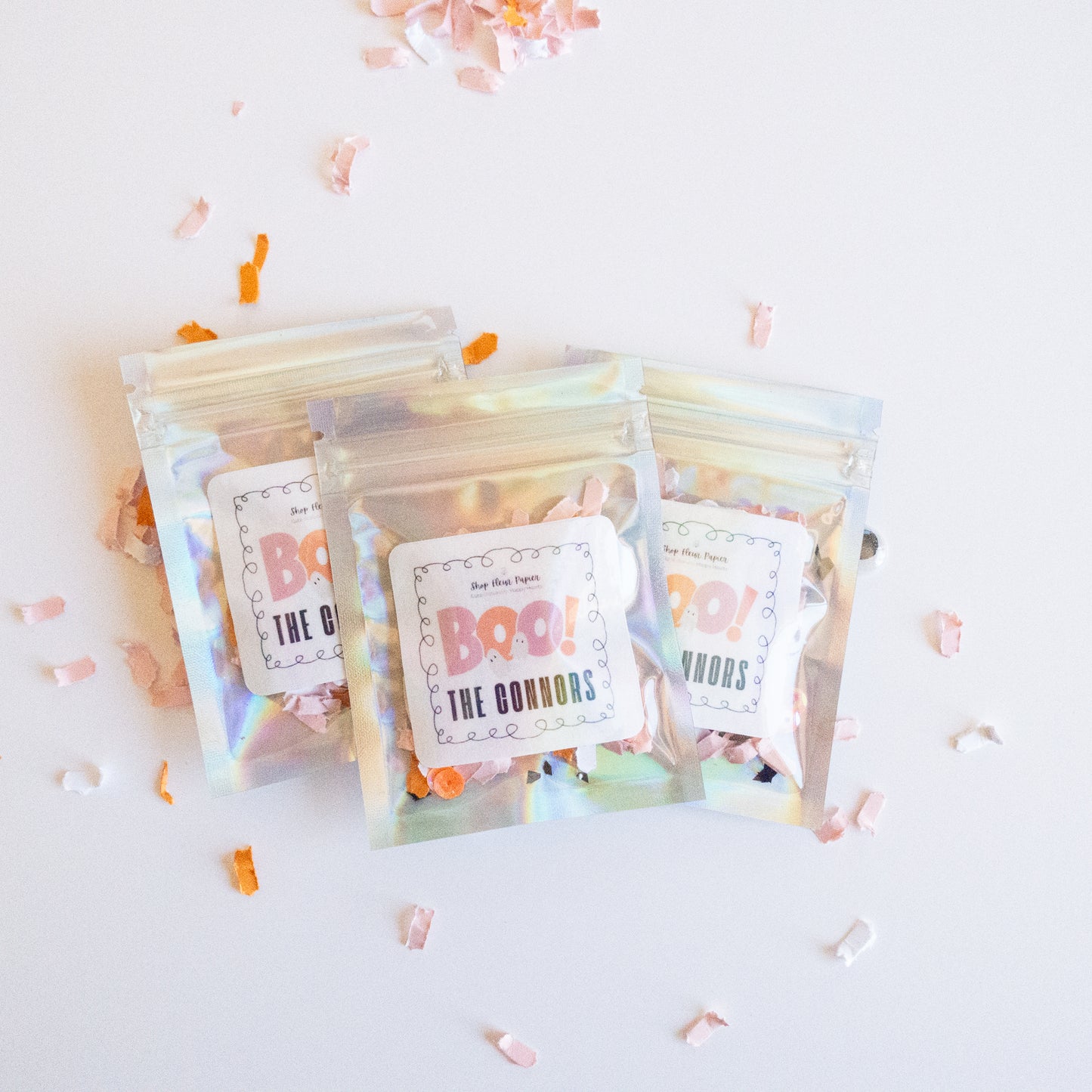 DIY Halloween Confetti Favor Kit – Candy-Free Trick or Treat Gifts | Eye Scream Confetti Mix | Shop Fleur Papier