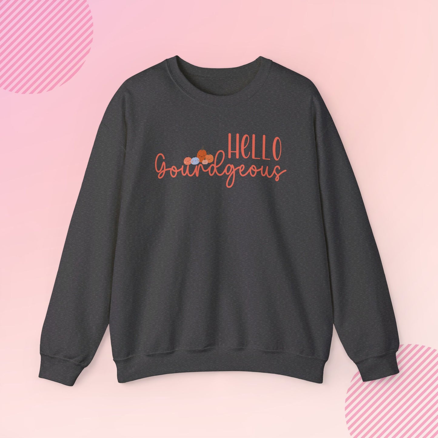 Hello Gourdgeous Cozy Crewneck Sweatshirt