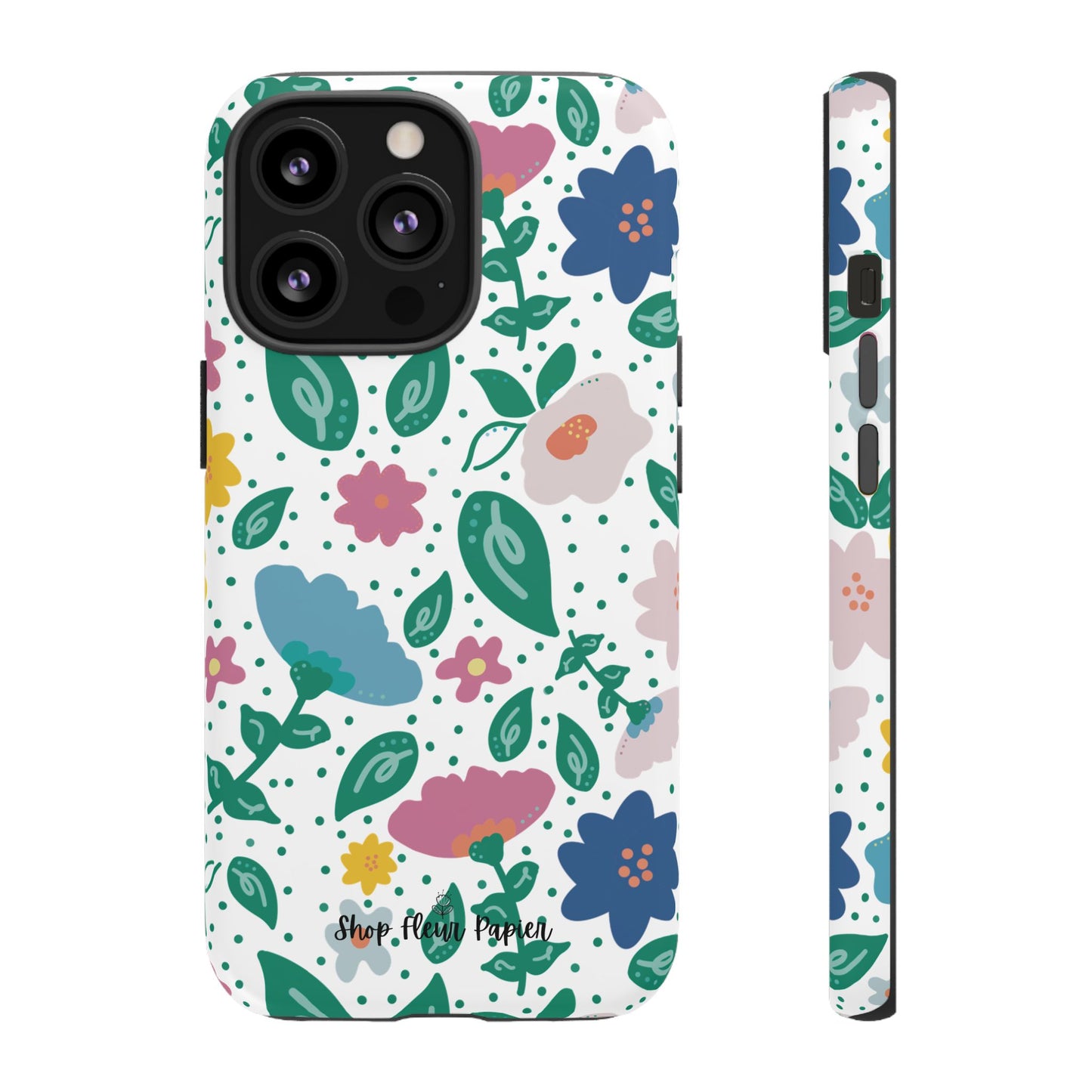 Bright Summer Floral Tough Phone Case
