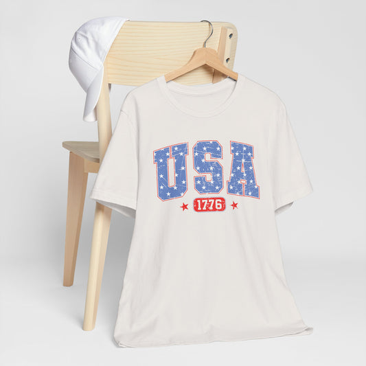 Vintage American Summer USA Patriotic Women's Graphic Tee