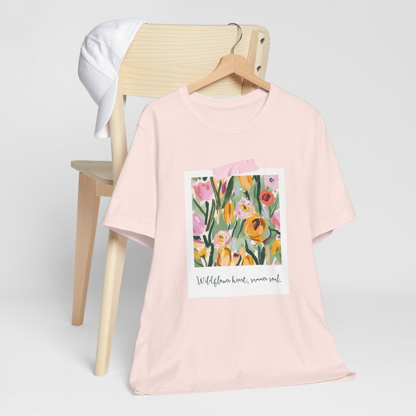 Personalized Wildflower heart, summer soul Women's Graphic Tee