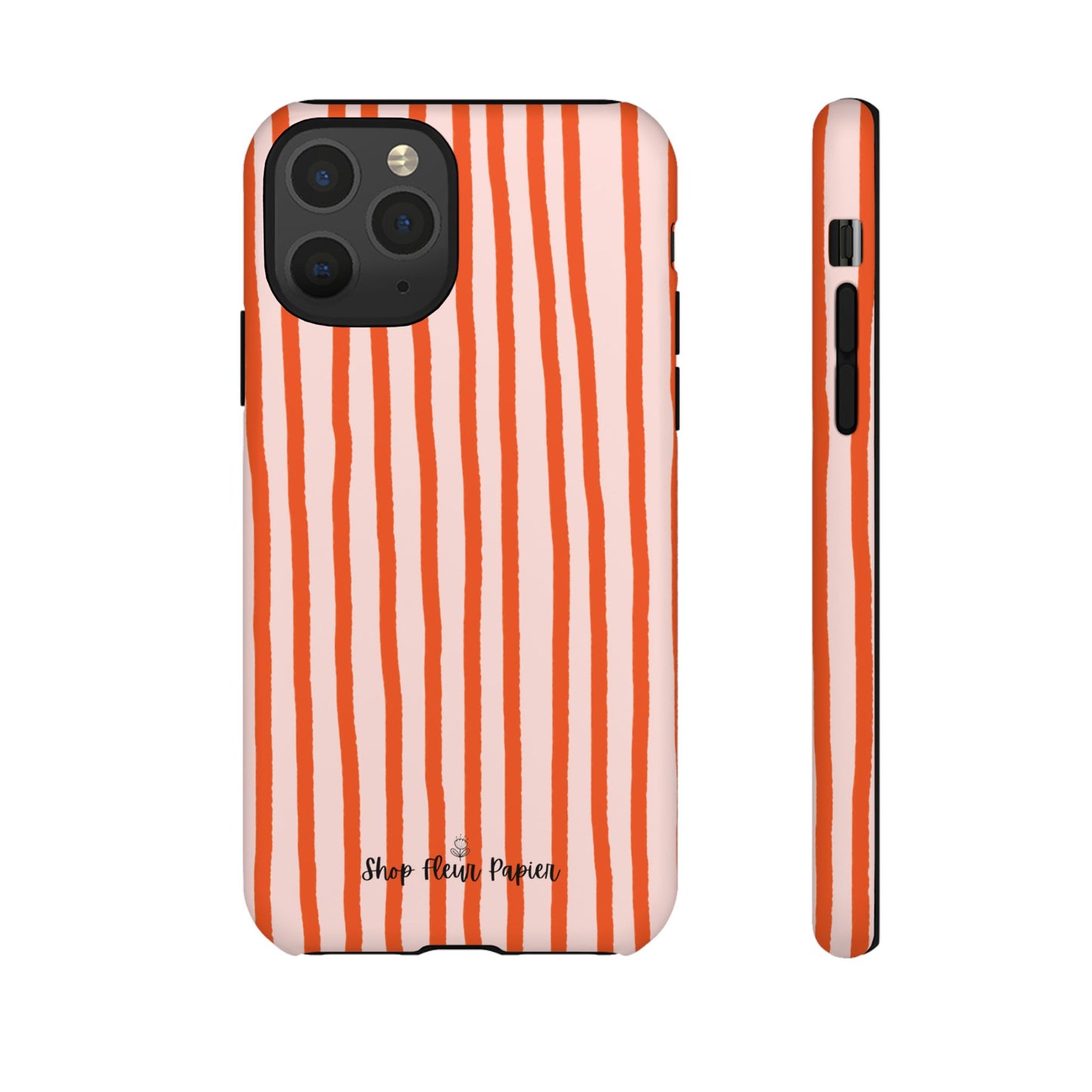 Autumn Stripes Cute Tough Phone Case