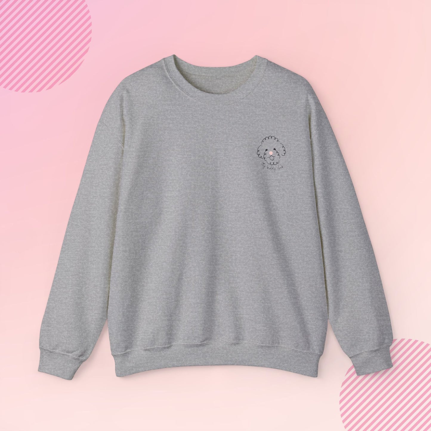 Itty Biddy Poodle Club Cozy Crewneck Sweatshirt