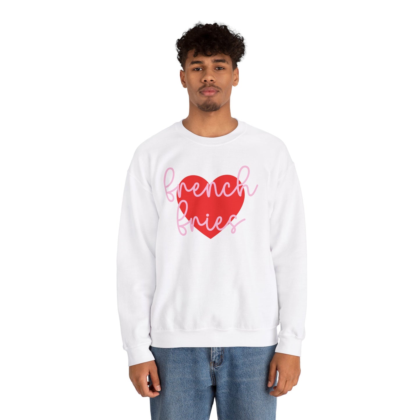 French Fries Crewneck Sweatshirt - Valentine's Day Gift