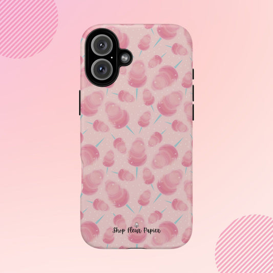 Pink Cotton Candy Tough Phone Case