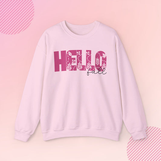 Hello Fall Cozy Crewneck Sweatshirt