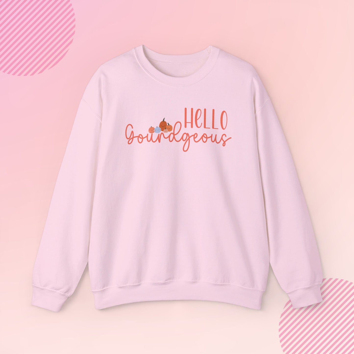 Hello Gourdgeous Cozy Crewneck Sweatshirt