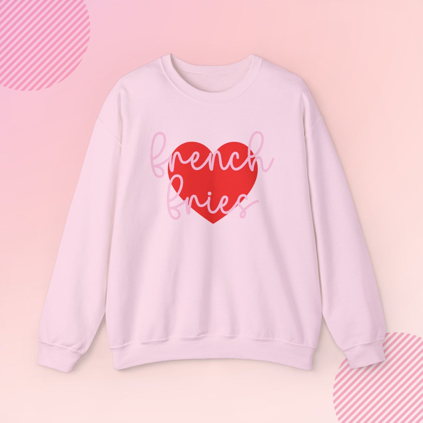 French Fries Crewneck Sweatshirt - Valentine's Day Gift