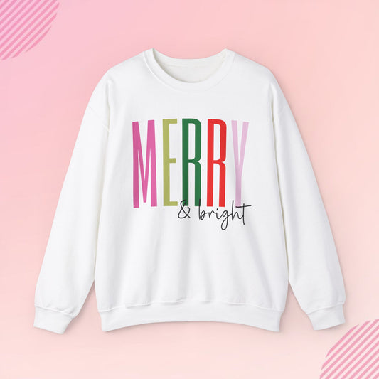 Merry & Bright Cozy Crewneck Sweatshirt