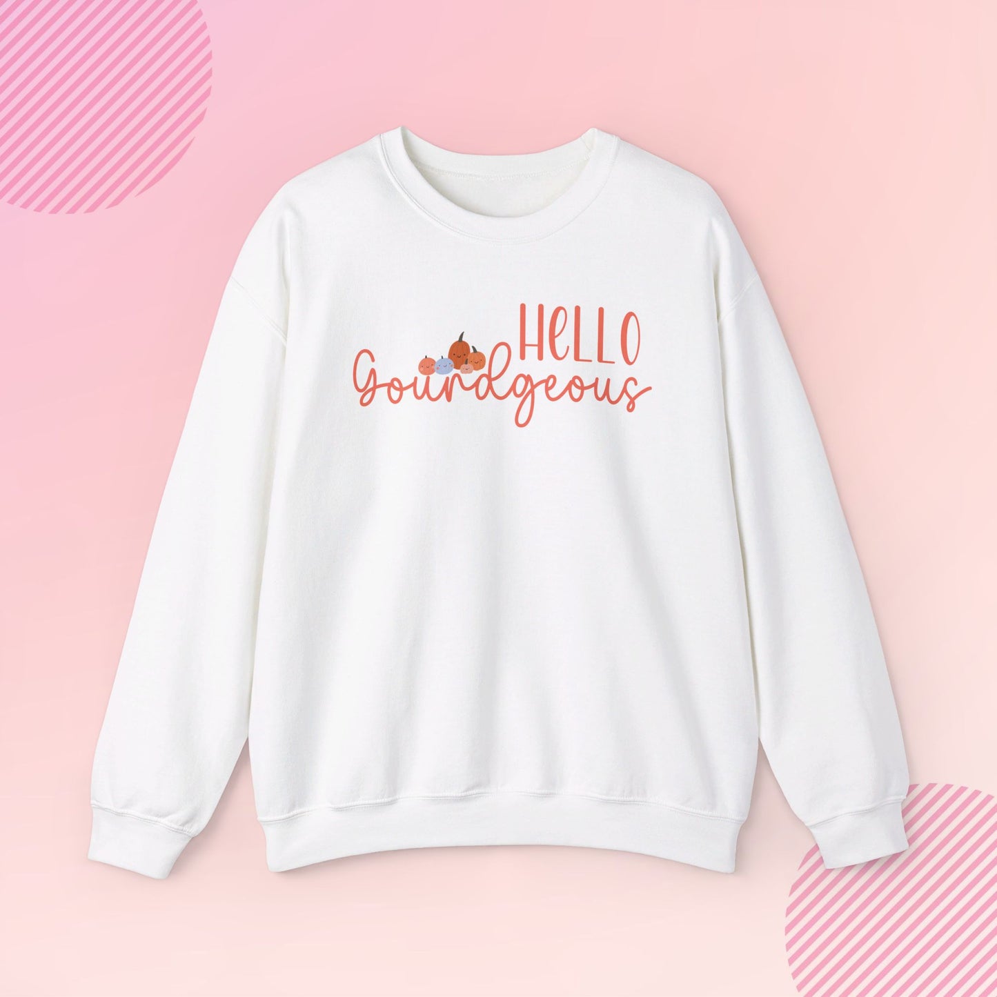 Hello Gourdgeous Cozy Crewneck Sweatshirt