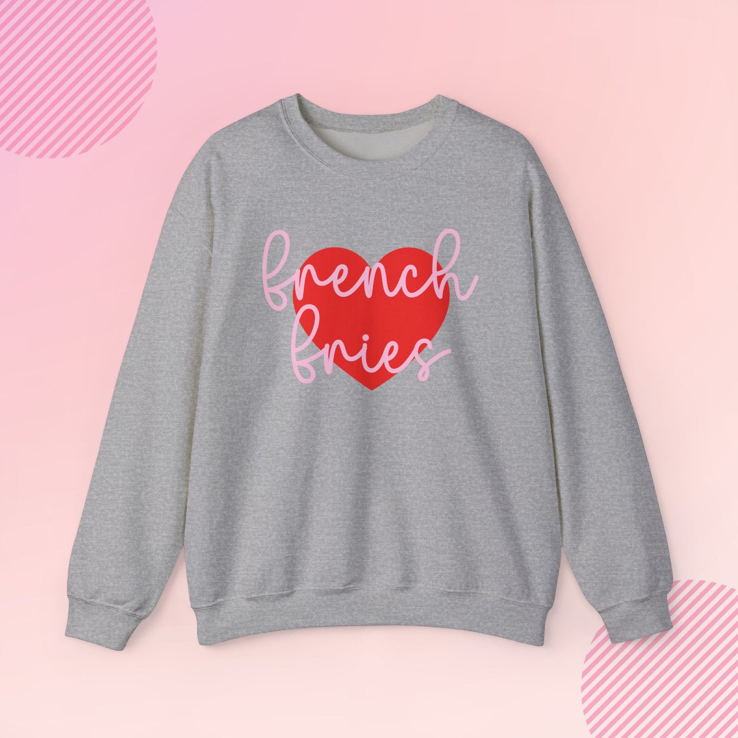 French Fries Crewneck Sweatshirt - Valentine's Day Gift