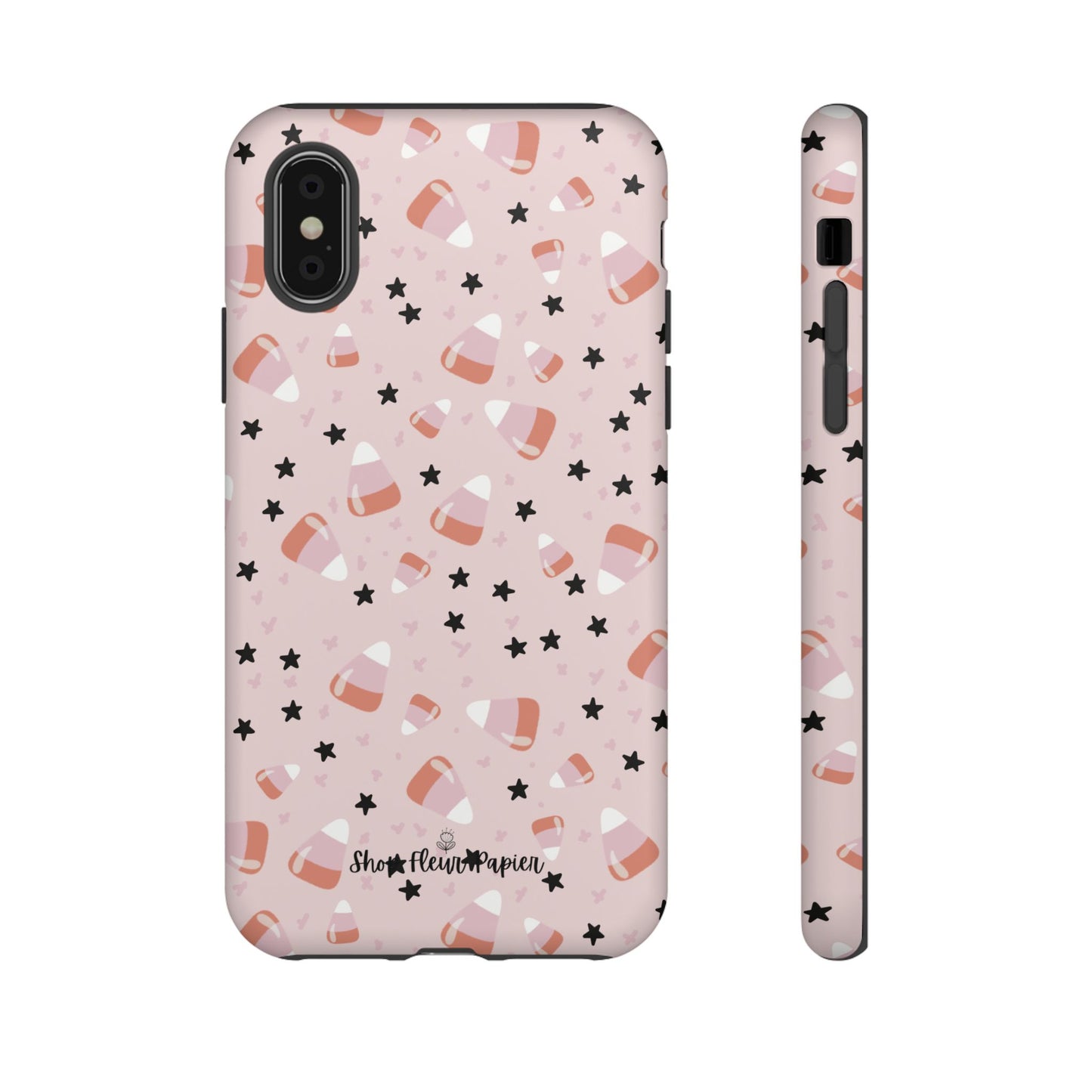 Cute Pink Candy Corn Tough Phone Case