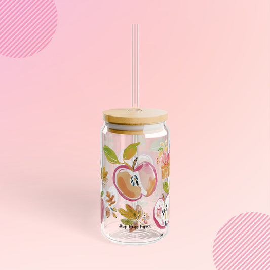 16oz Fall Apple Picking Iced Coffee Tumbler