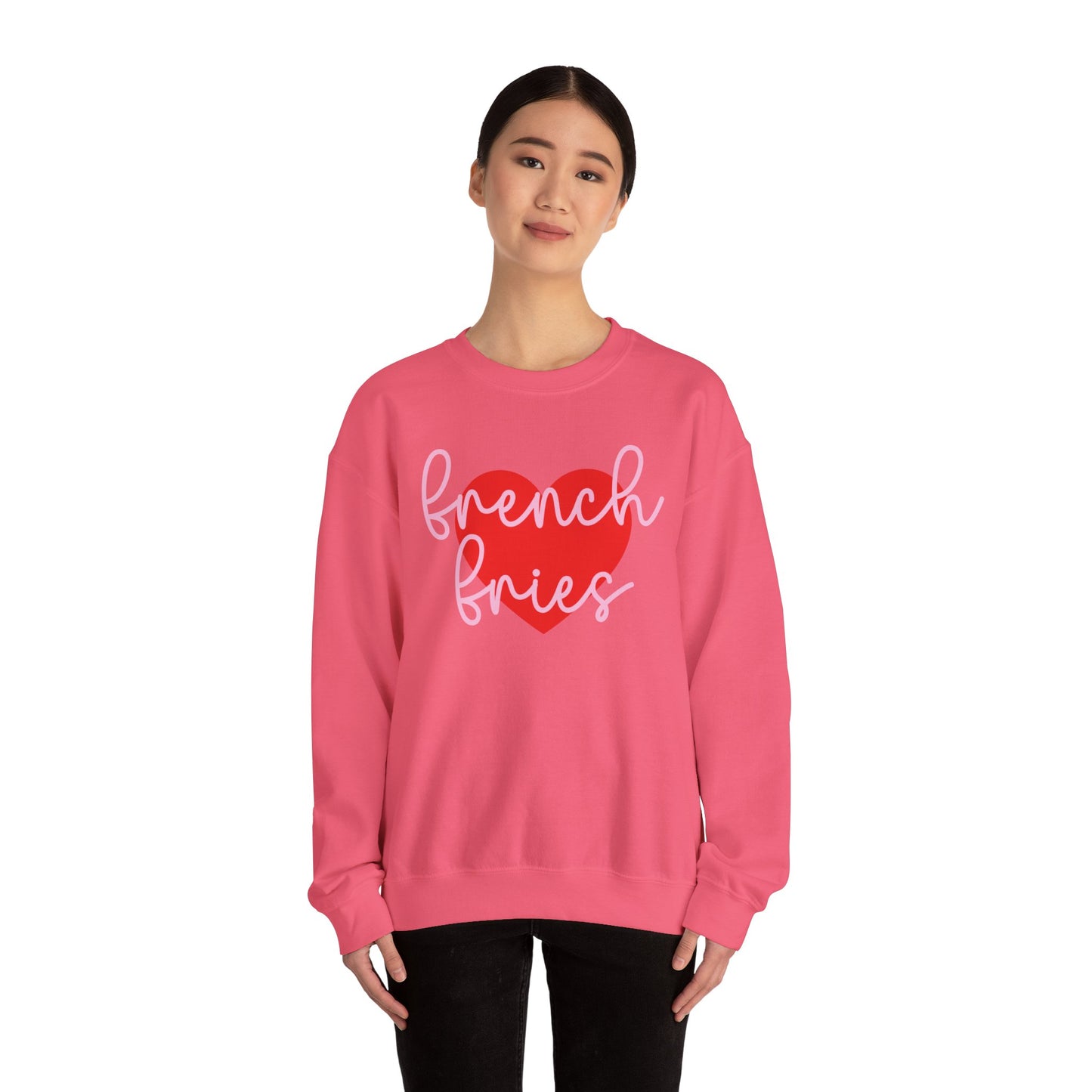 French Fries Crewneck Sweatshirt - Valentine's Day Gift