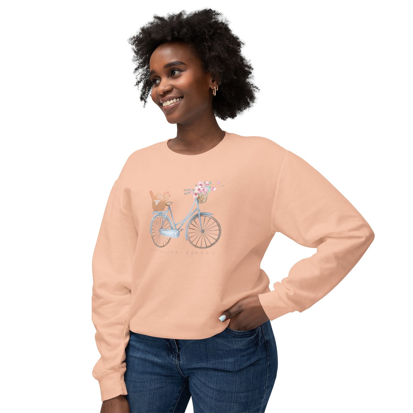 Mamachari Bakery Original Cozy Crewneck Sweatshirt