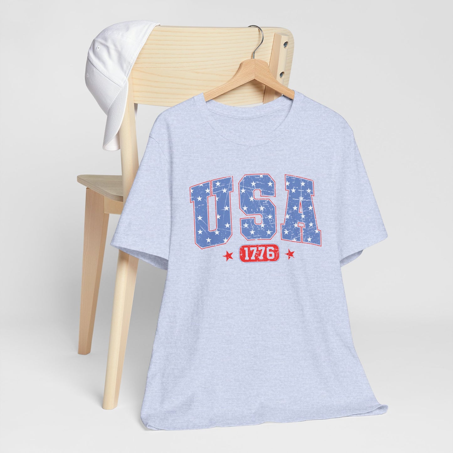 Vintage American Summer USA Patriotic Women's Graphic Tee