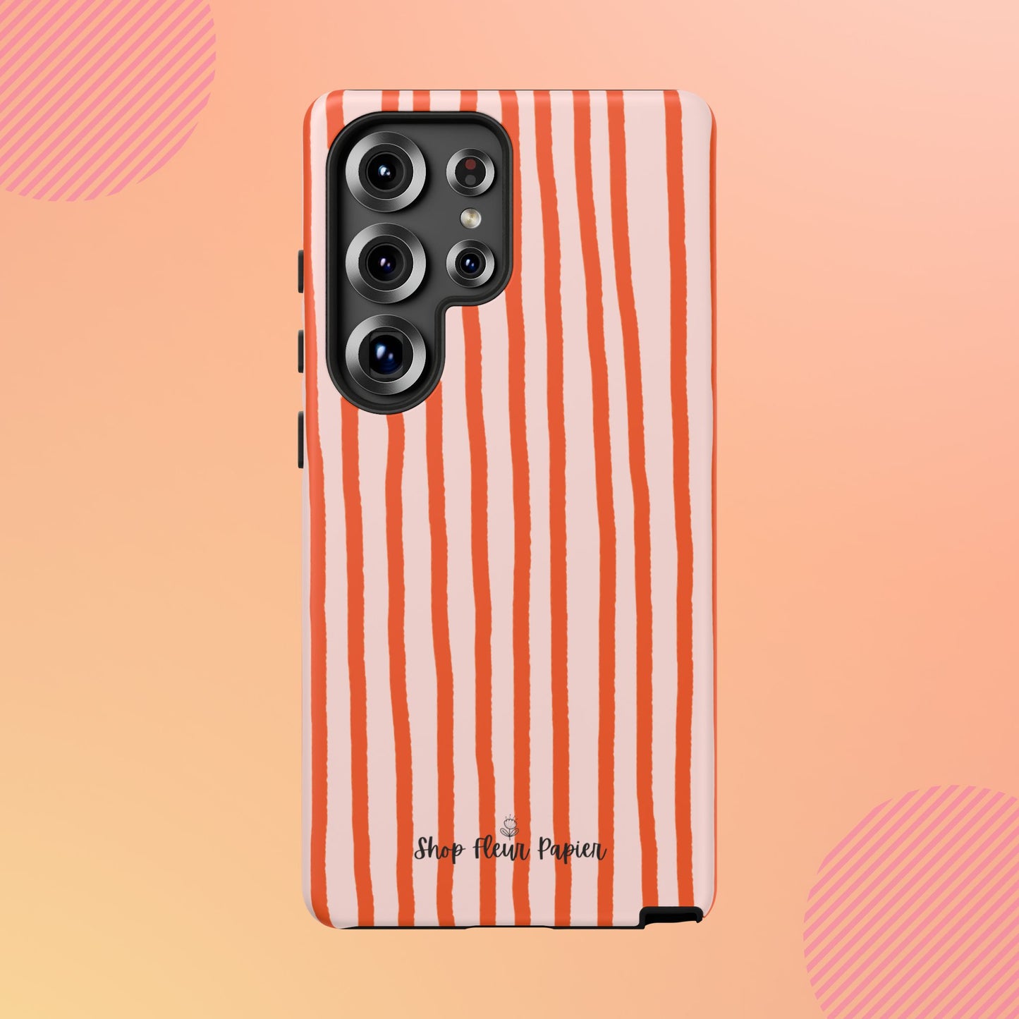 Autumn Stripes Cute Tough Phone Case