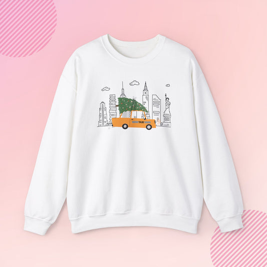 New York City Christmas Cozy Crewneck Sweatshirt