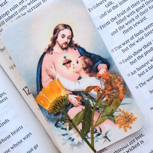 I Am a Daughter of God Pressed Flower Bookmark