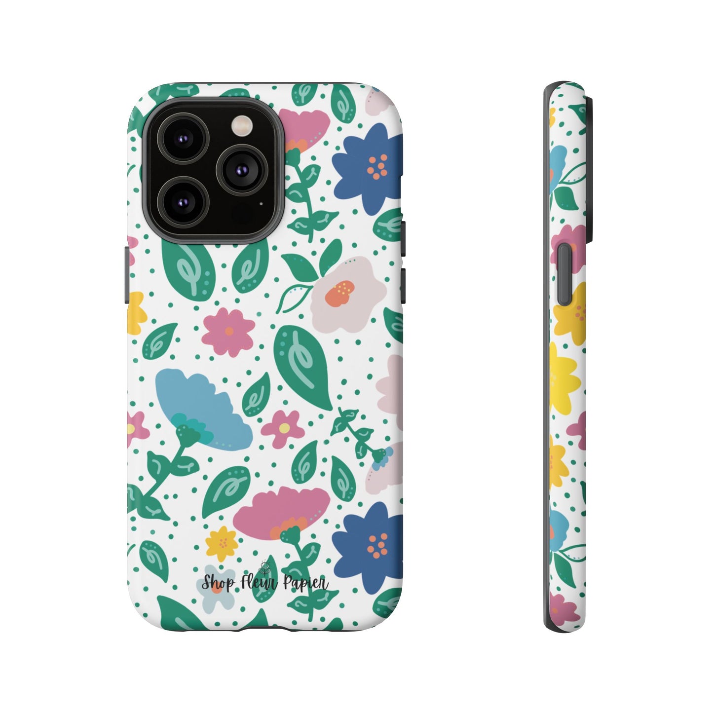Bright Summer Floral Tough Phone Case