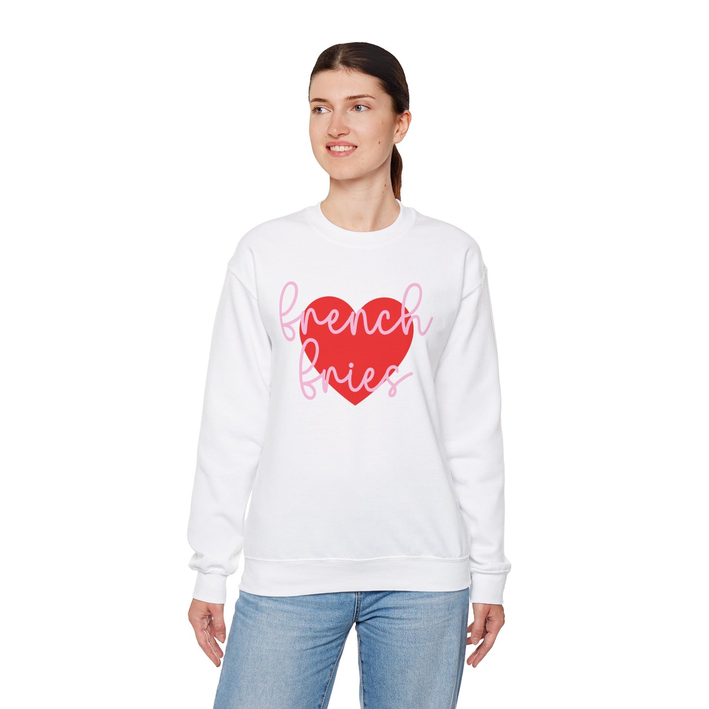 French Fries Crewneck Sweatshirt - Valentine's Day Gift