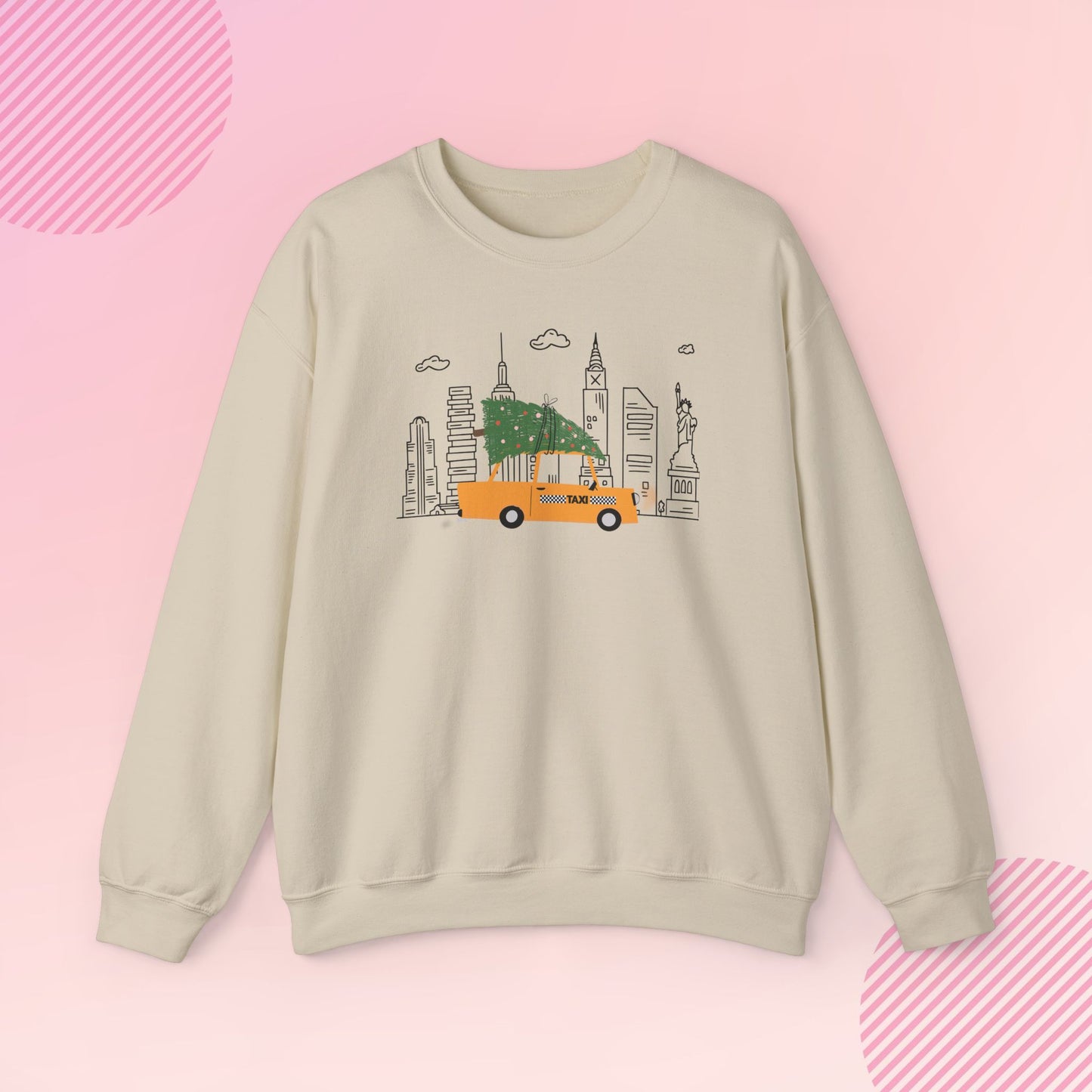 New York City Christmas Cozy Crewneck Sweatshirt