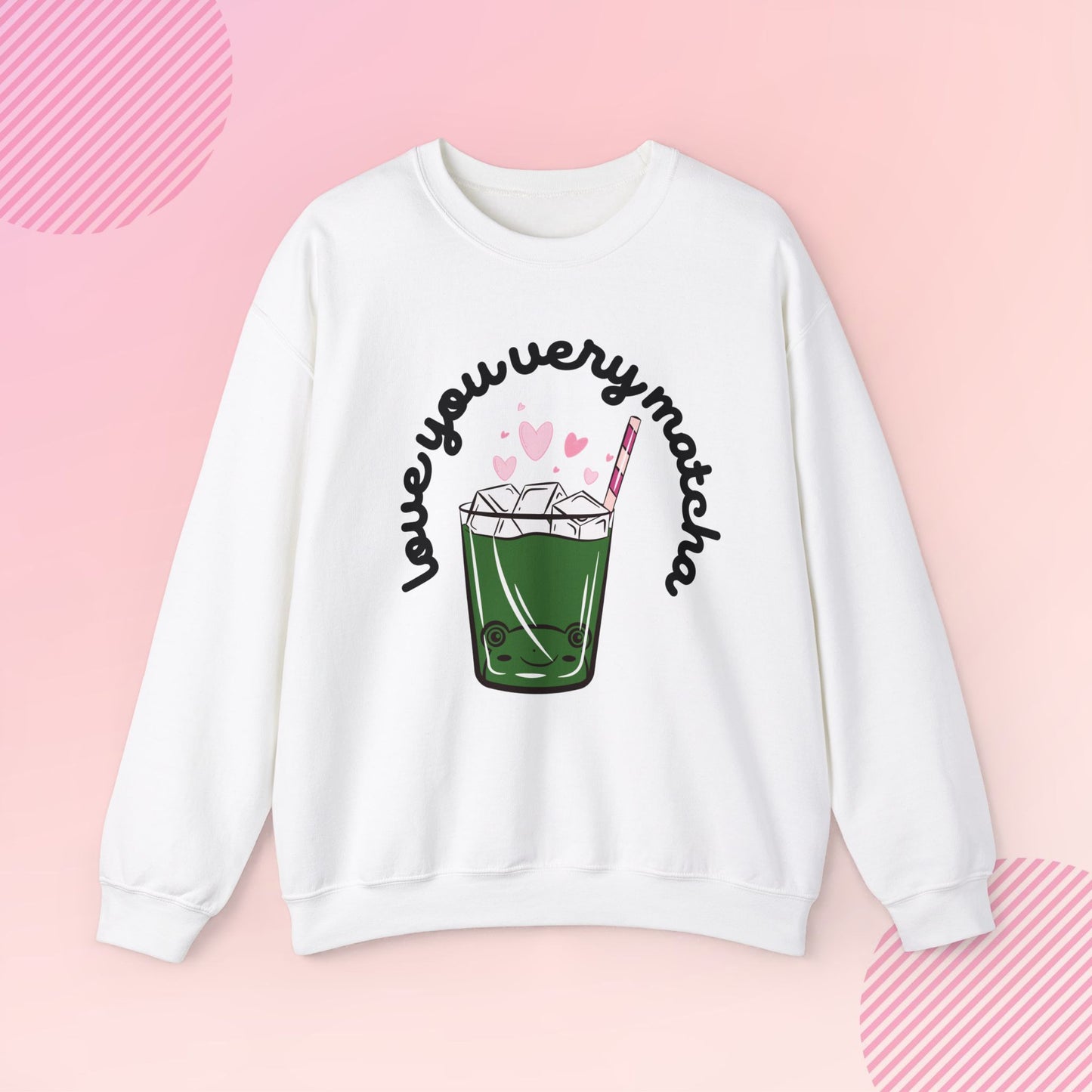 Love You Very Matcha Cozy Crewneck Sweatshirt