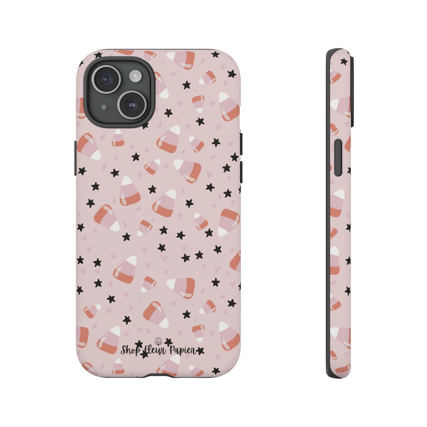 Cute Pink Candy Corn Tough Phone Case