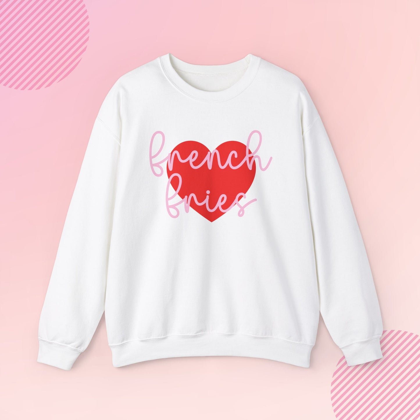 French Fries Crewneck Sweatshirt - Valentine's Day Gift