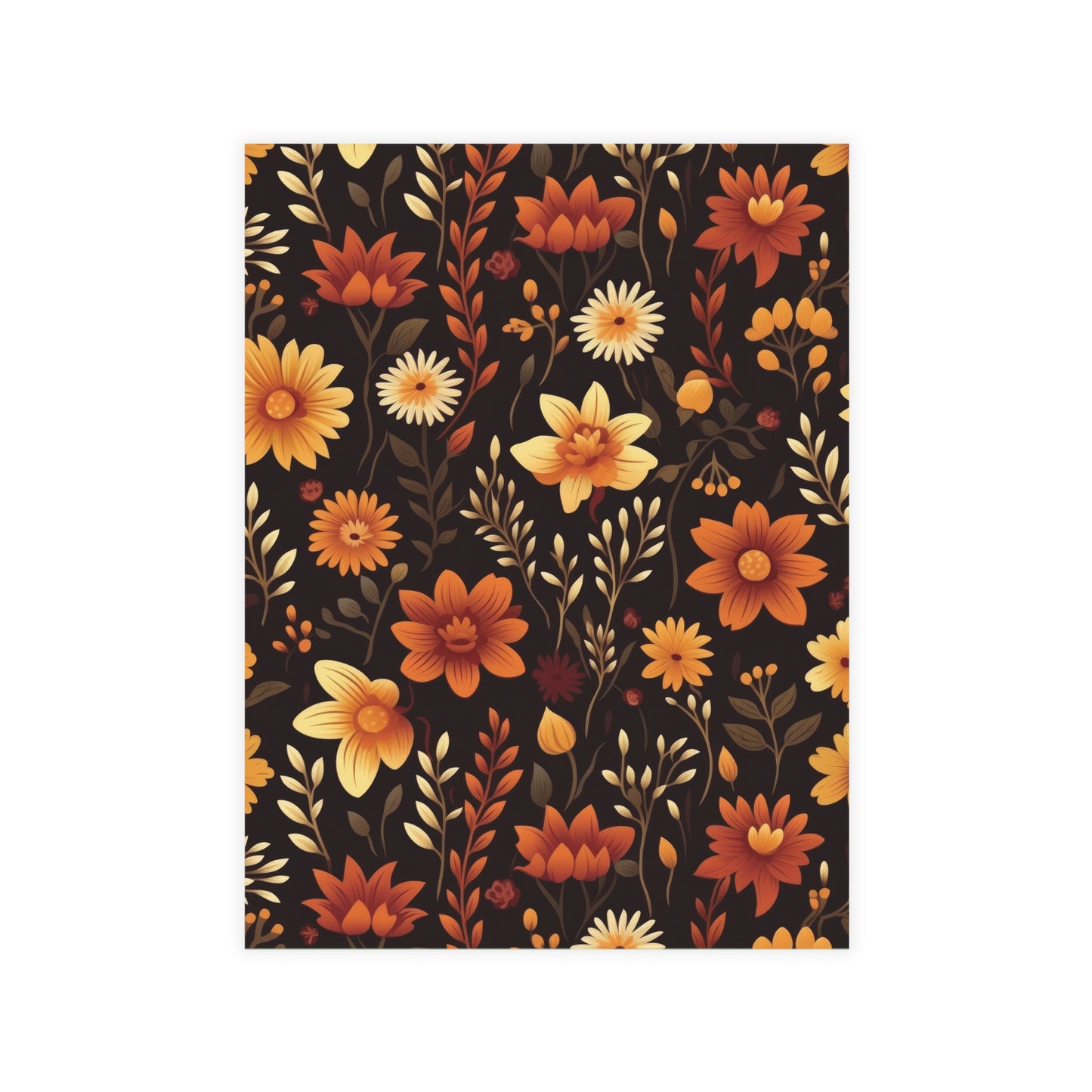 Romantic Fall Floral Postcards | Set of 10