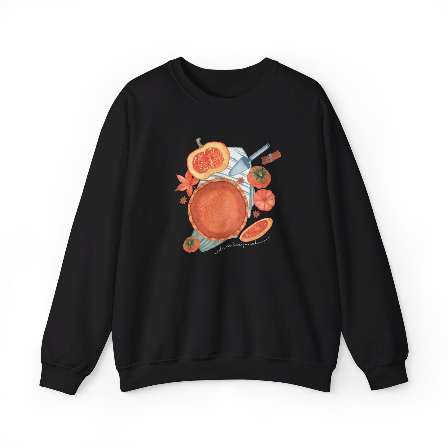 Ride or Die Pumpkin Pie Cozy Crewneck Sweatshirt