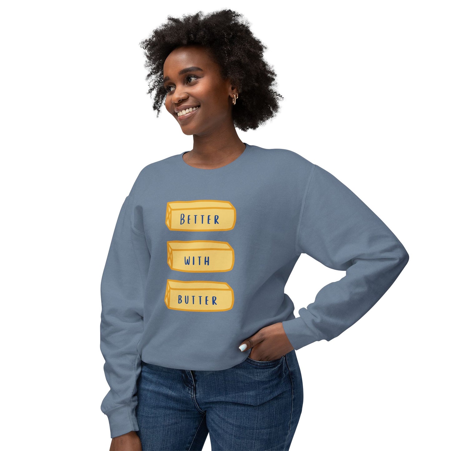 Better With Butter Cozy Crewneck Sweatshirt