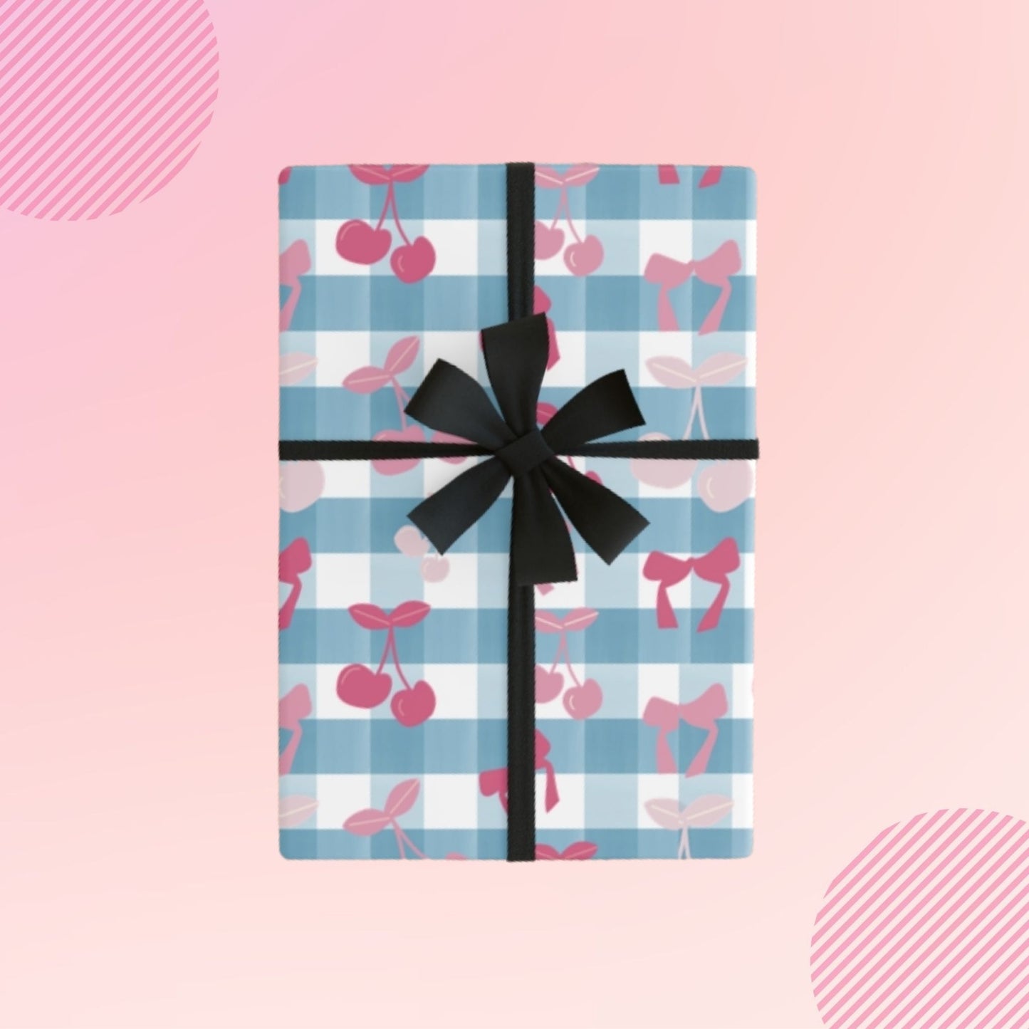 Coquette Summer Cherry Gift Wrapping Paper Roll